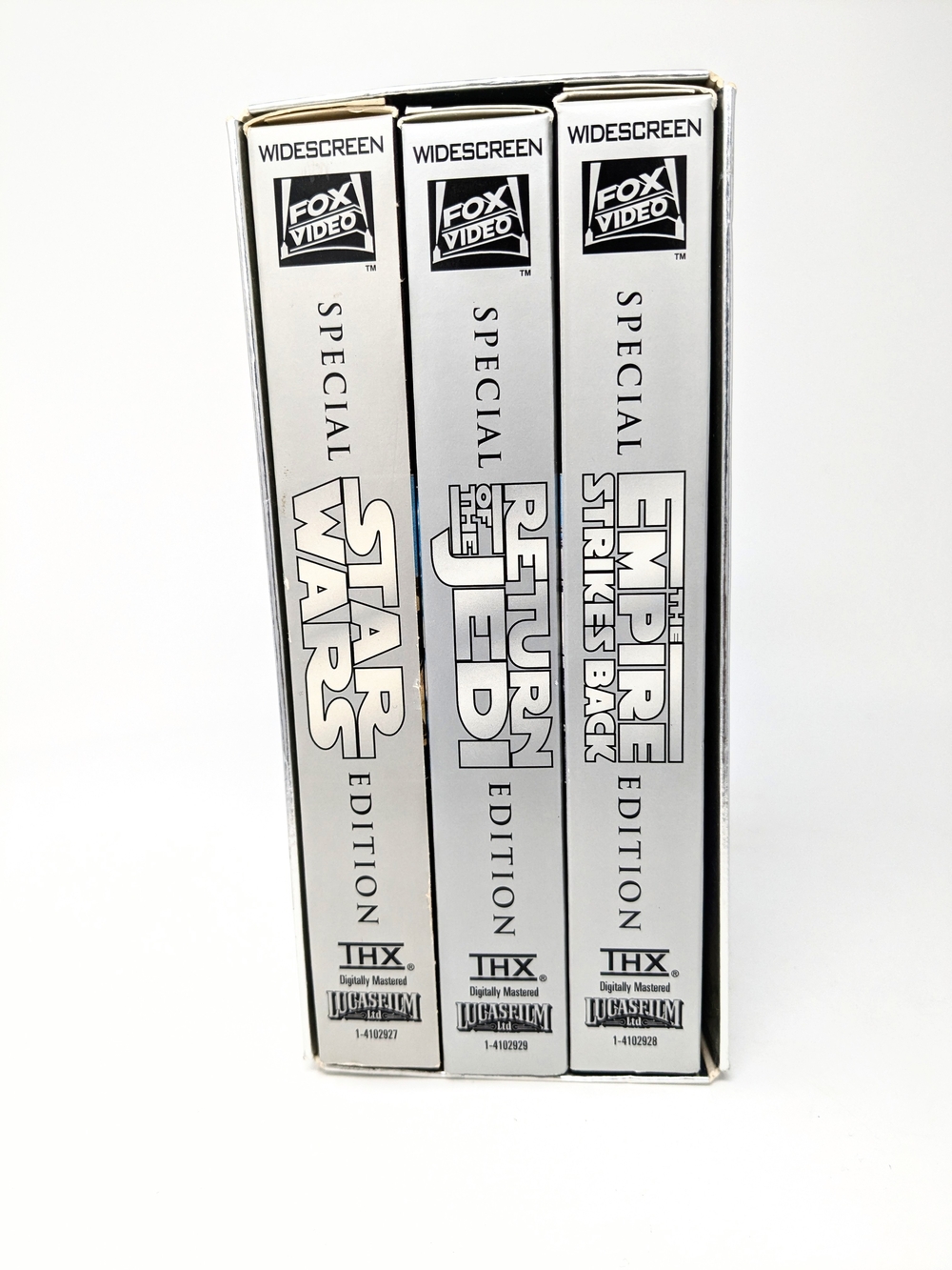 Vintage Star Wars Special Edition Widescreen Trilogy VHS Box Set - Fox Video -